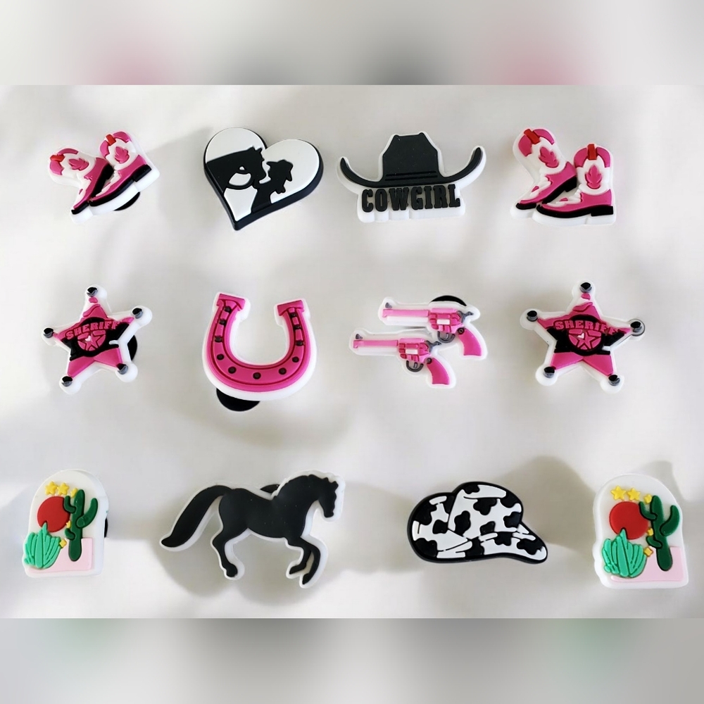 Cowgirl Croc Charms Set 🤠 Western Shoe Charms | Country Girl Accessories